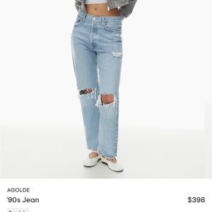 Like new! Agolde 90s jeans - worn 2x